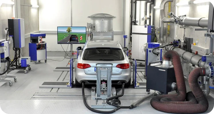 Testni sustavi za vozila i motore — detalj